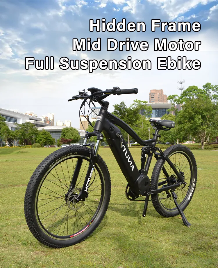 1000W Bafang G510 Ultra Ebike Full Suspension Electric Bike