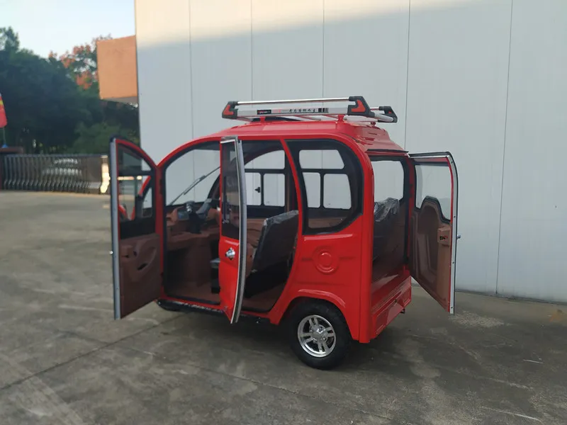 1200W Five Doors 3 Passengers Electric Tricycle