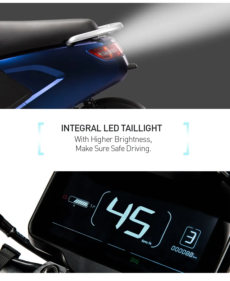 2000W China EEC Electric Bicycle with EEC Certificate and LED Display for Adults