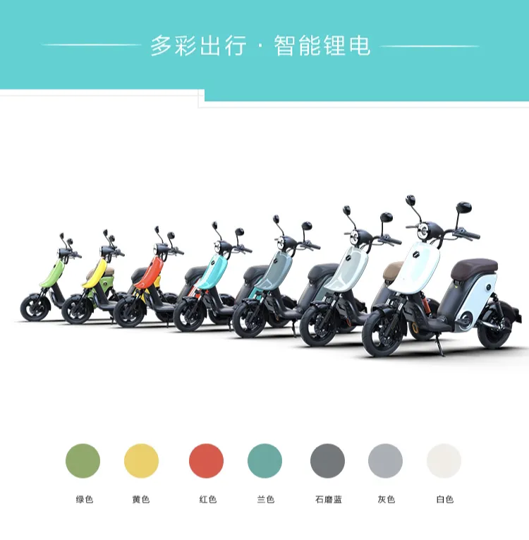 2019 Classical Adult 72V Niu Scooter Homemade QS Motor City Coco 3000W Dkd Road Legal 10000W Electric Motorcycle