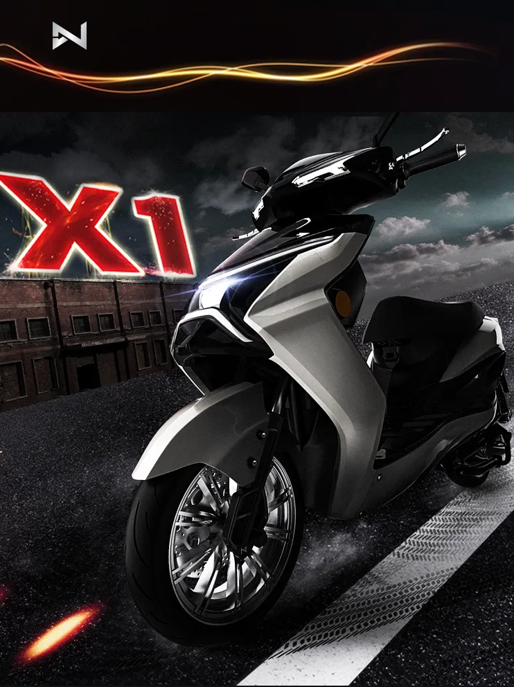 2020 Most Cool 2000W 2 Wheel EEC Electric Motorcycle with Double Lithium Batteries for Sport