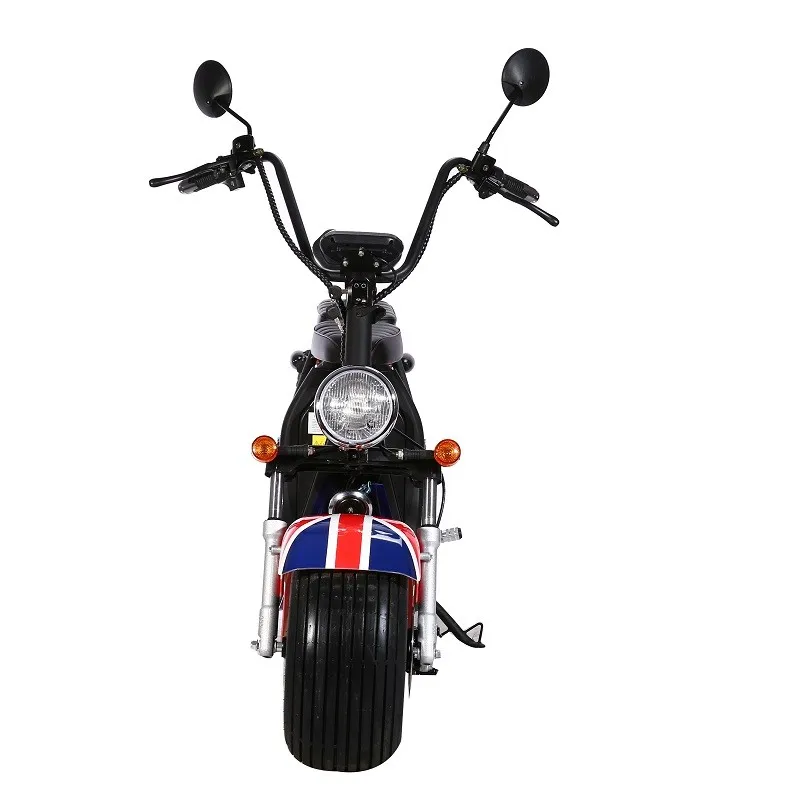 2021 Dh0502 The Most Popular Fat Tire Two Wheel Halley Scooter Electric Citycoco