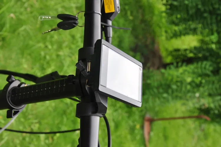 2021 Paselec Electric Folding Bike 20" Ebike 8 Speed Gears 100 Miles with Hidden Battery