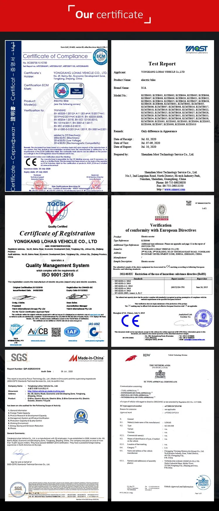 26inch Tire with 500W Motor 48V 14ah Li-ion Battery City Electric Bike