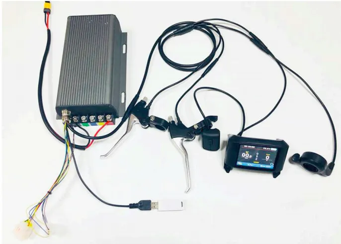36-72V 3000W Big Power E-Bike Hub Motor Kit with 60/80A Sabvoton Programmable Controller