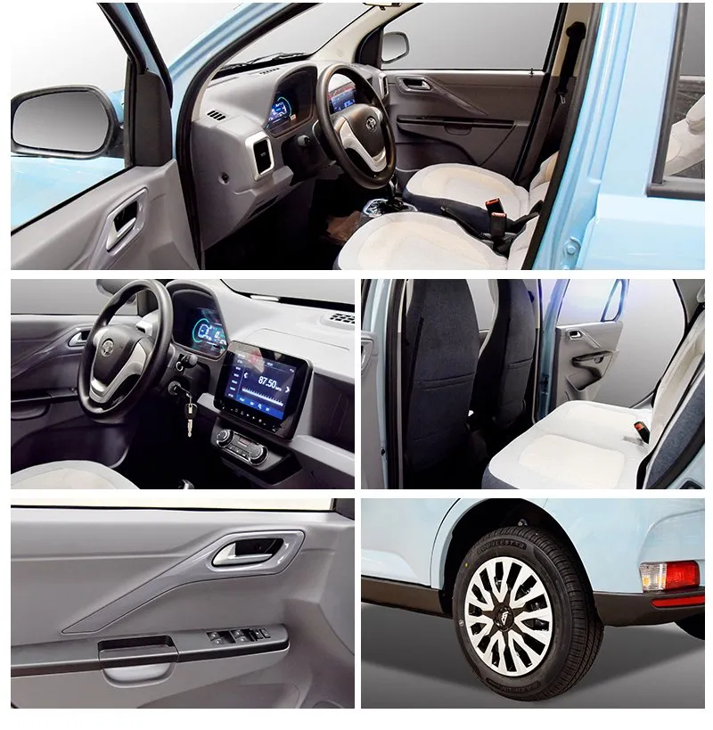 4 Seats Electric EV Cars Range 220km