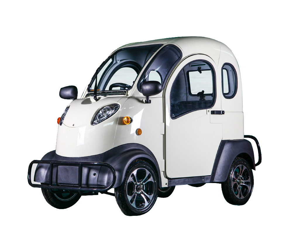 4 Wheel EEC L6e Approval 3 Seat Iron Lithium Battery Electric Car
