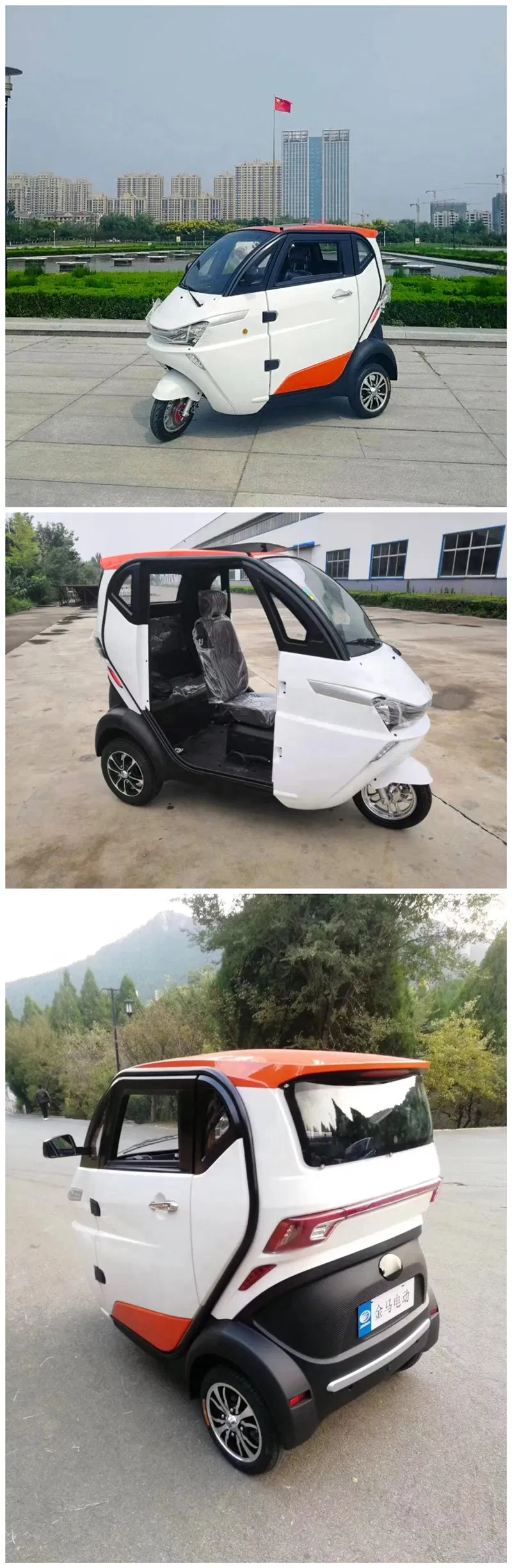 4 Wheel L6e Coc Approved Electric Van Vehicle for Food Delivery