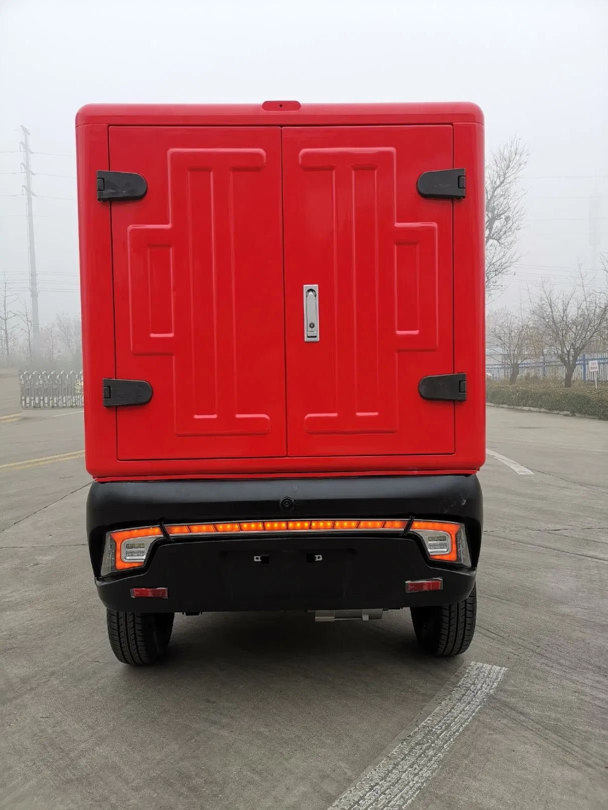 4 Wheel L6e Coc Approved Electric Van Vehicle for Food Delivery