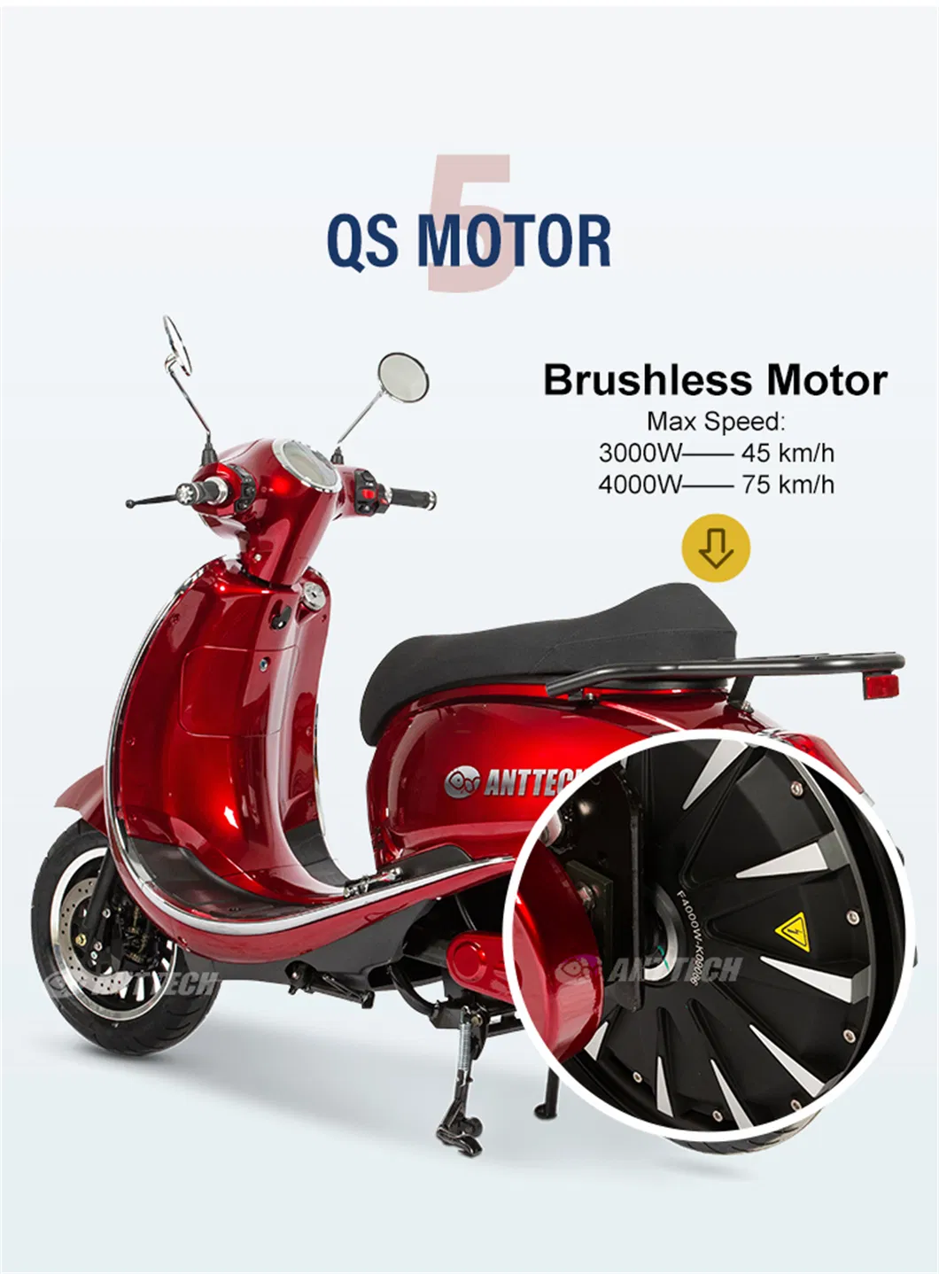 4000W Electric Bike Scooter for Adults Js2b 75km/H