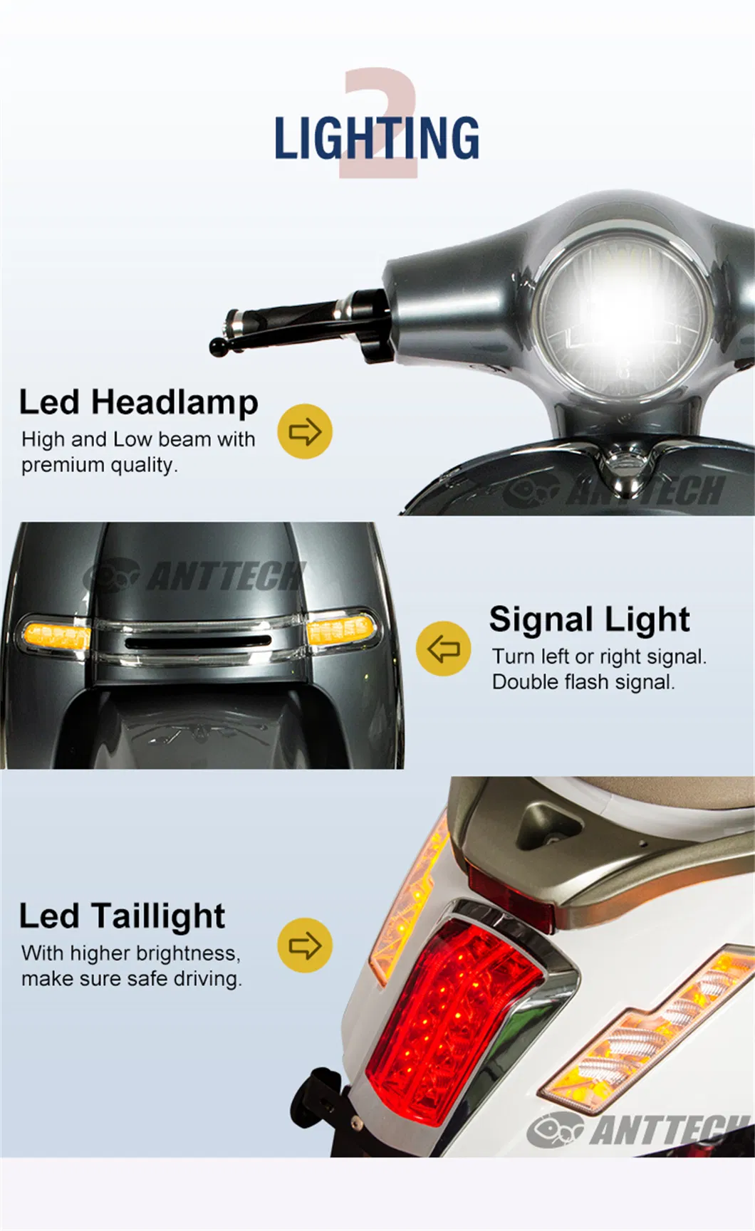 4000W Electric Bike Scooter for Adults Js2b 75km/H