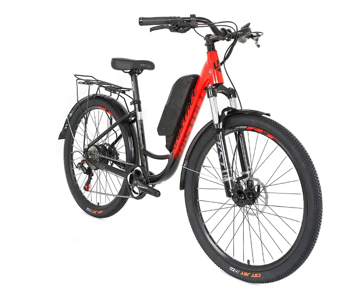 48V 350W Rear Motor Shimano 8 Speed Cyclecross Bicycle City Electric Bike