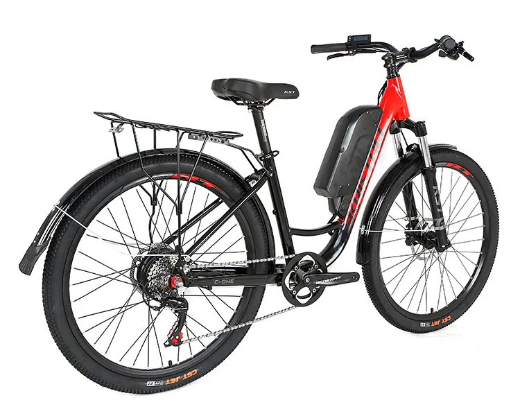 48V 350W Rear Motor Shimano 8 Speed Cyclecross Bicycle City Electric Bike