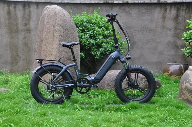 48V Electric Bike Fat Tire 48V Kenda 20′′*4.0 Electric Fat Bike 48V 500W Folding Electric Bike