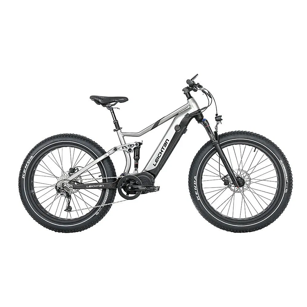 6061 Alloy Aluminum Frame Electric Bicycle Full Suspension Mountain Electric Bike 48V 750-1000W Mountain Electric Bicycle