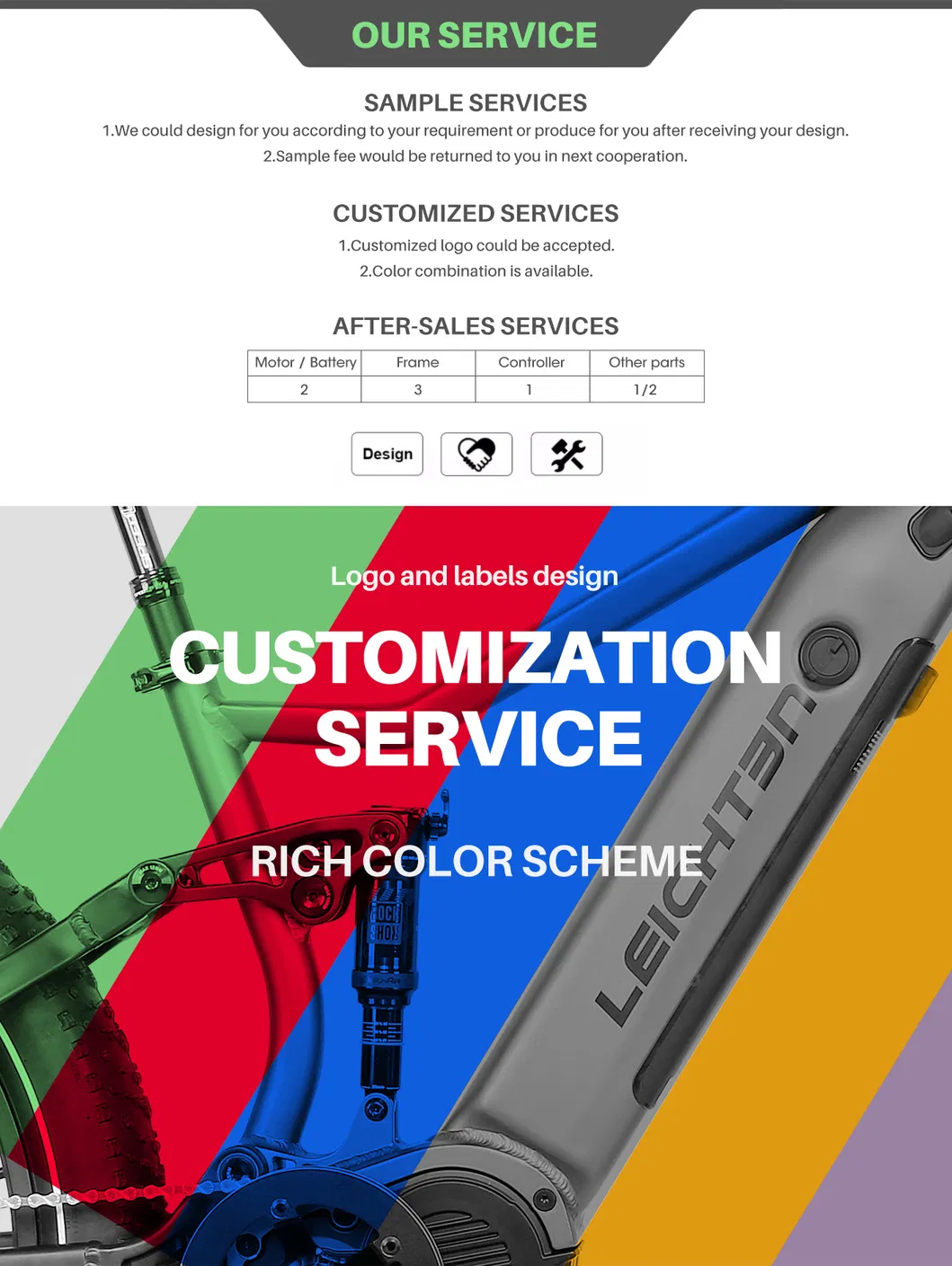 6061 Alloy Aluminum Frame Electric Bicycle Full Suspension Mountain Electric Bike 48V 750-1000W Mountain Electric Bicycle