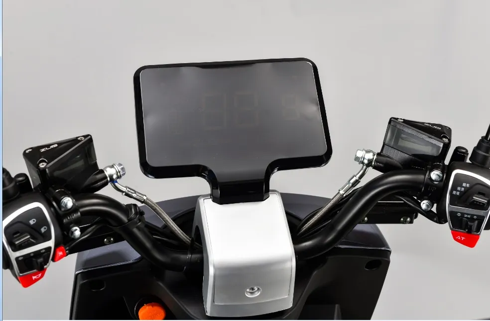 60V1000W Niu Style Electric Motorcycle with Pedal Big Screen Speed Meter