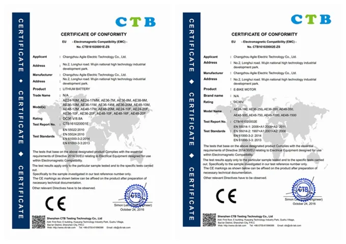 Agile 48V 1000W Fat Tire Electric Bike Hub Motor Kit with Ce
