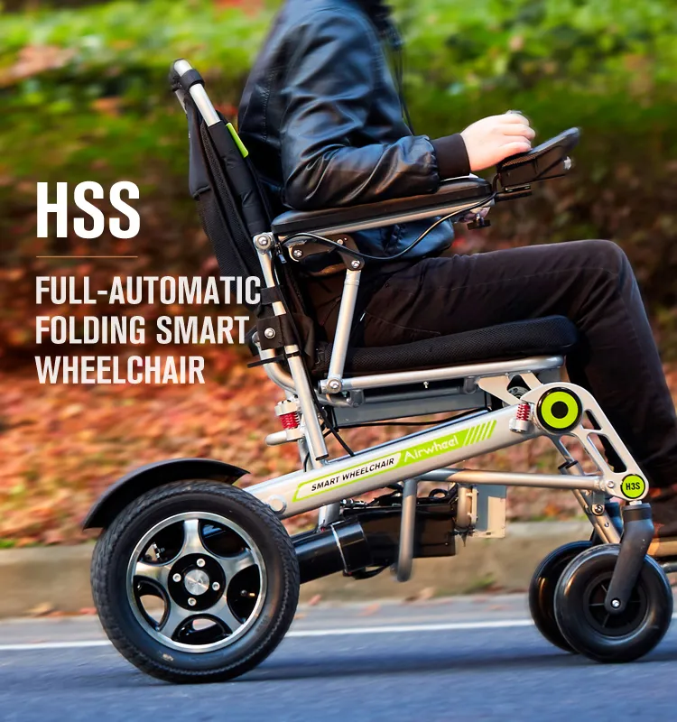 Airwheel H3s 24V 20.8ah Easy Folding Electric Wheelchair for Disabled