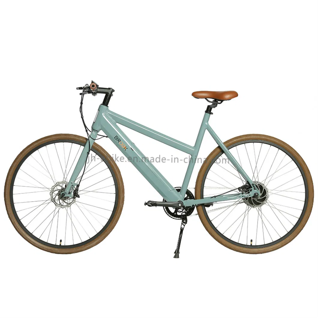 Alloy Frame Fixie Urban Bike 700c E-City Electric City Bike 250W Ladies City Bicycle