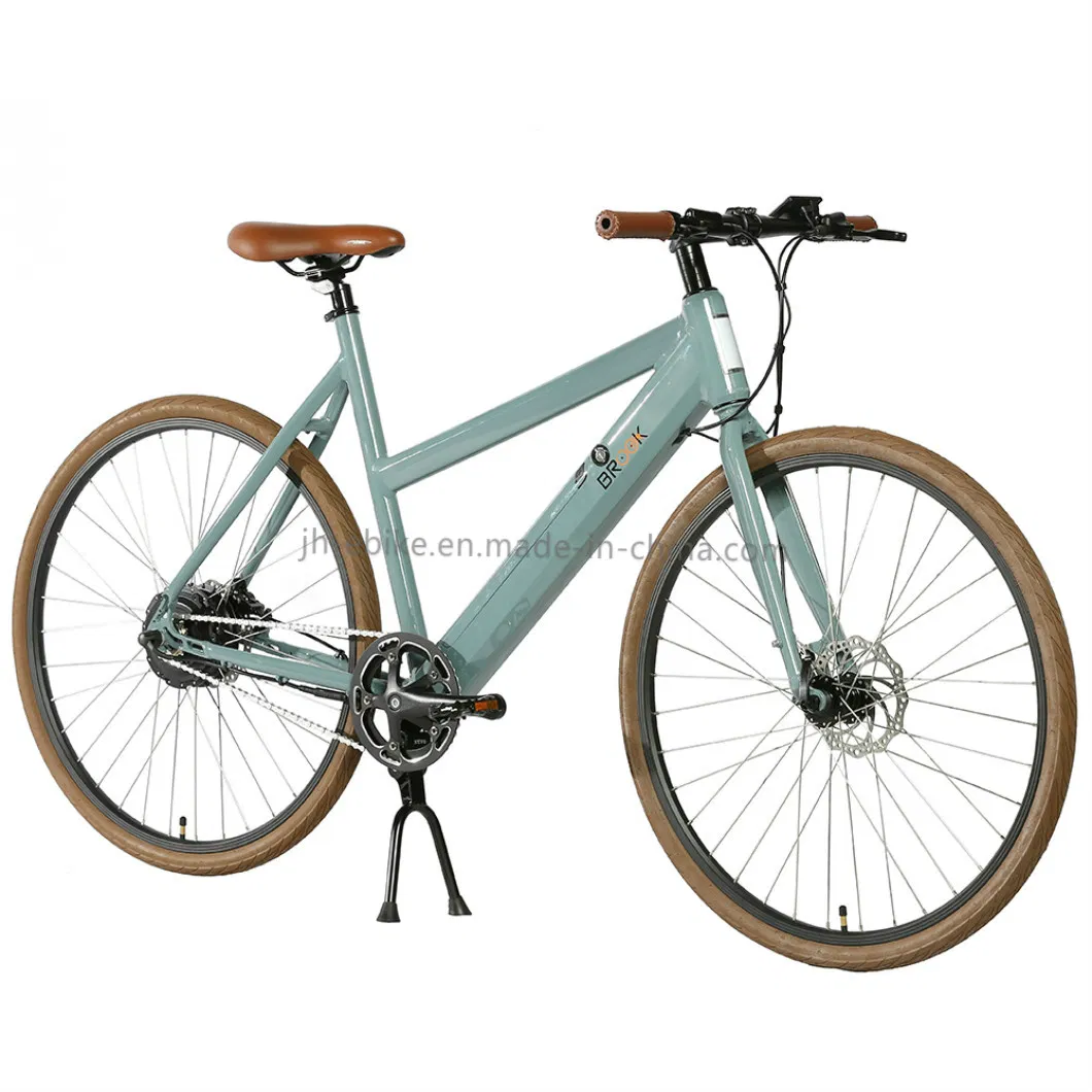 Alloy Frame Fixie Urban Bike 700c E-City Electric City Bike 250W Ladies City Bicycle