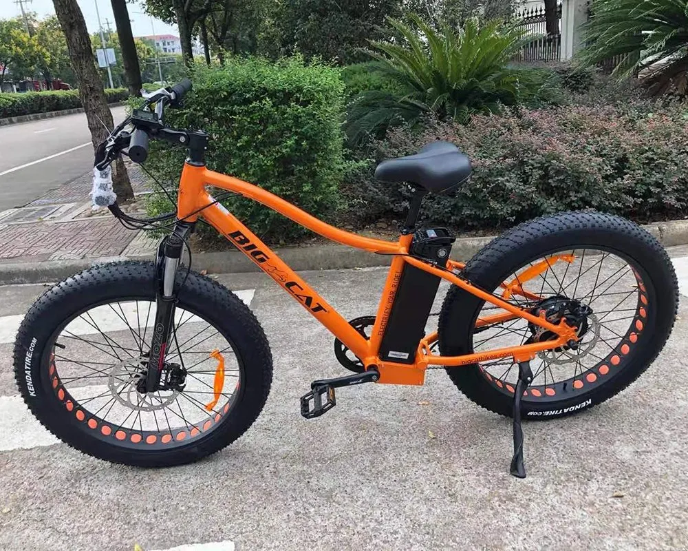 Alu Alloy 1500W Electric Fat Bicycles 45kmph