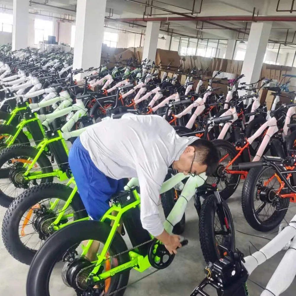 Alu Alloy 1500W Electric Fat Bicycles 45kmph