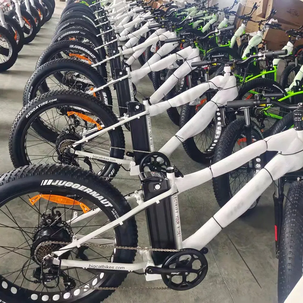 Alu Alloy 1500W Electric Fat Bicycles 45kmph