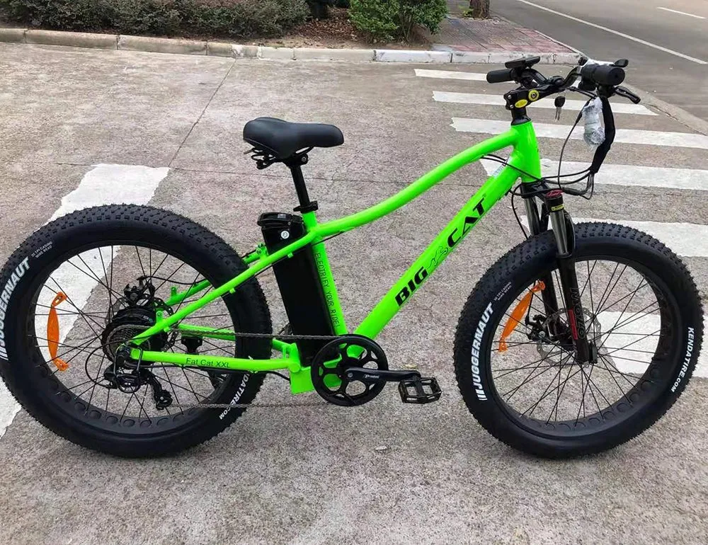 Alu Alloy 1500W Electric Fat Bicycles 45kmph