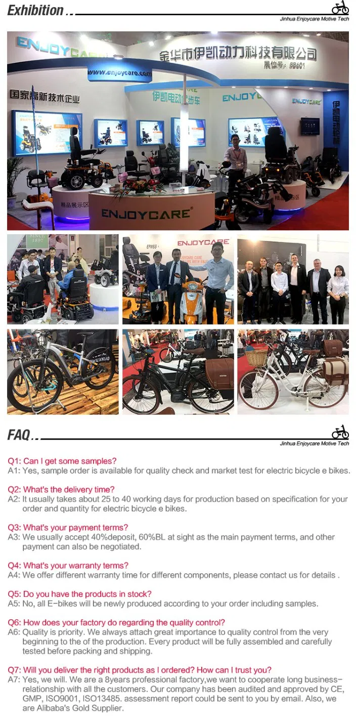 Aluminum Folding Electric Power Wheelchair for The Disable