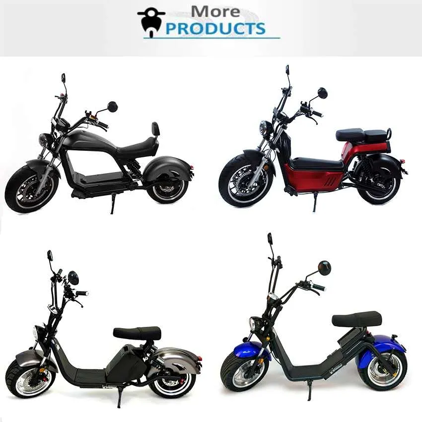 Big Wheel Fat Tire Electric Scooter Rear Gearless Motor Adult with Pedal Assist System