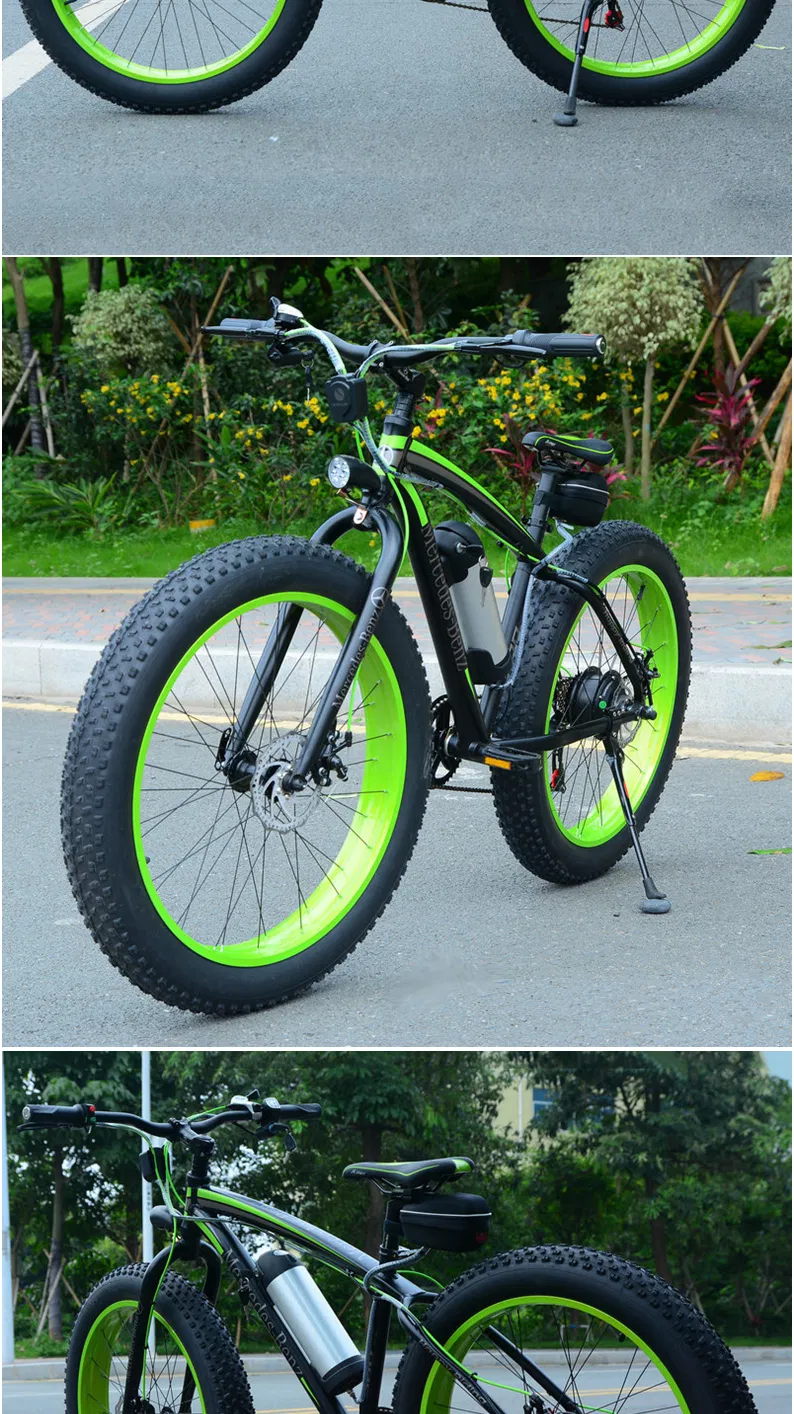 China Cheap Bike Electric Bicycle Fat Mountain Hub Motor Ebikes 500W 1000W Elektrikli Bisiklet Electric Byke Bicycle
