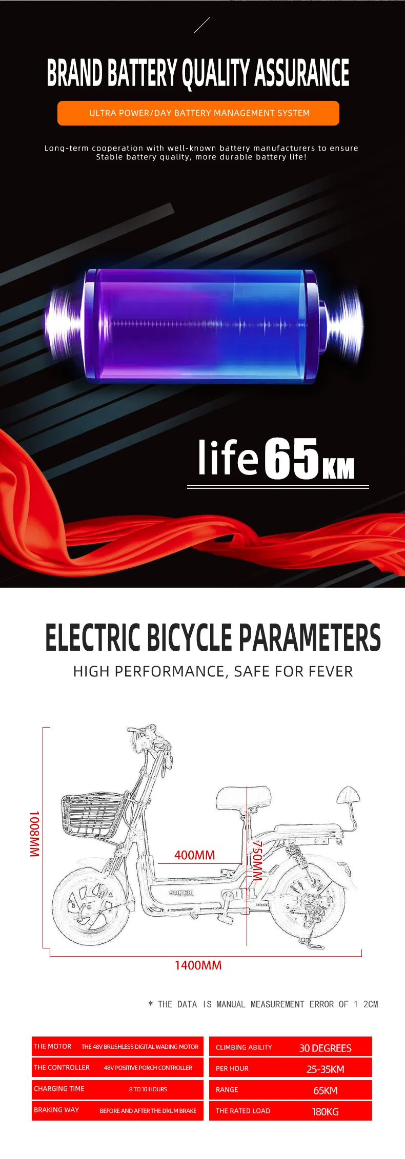 China Electric Bicycle Bike Kit &nbsp;30km/H Electric Handicapped Scooter &nbsp;China China Electric Bike