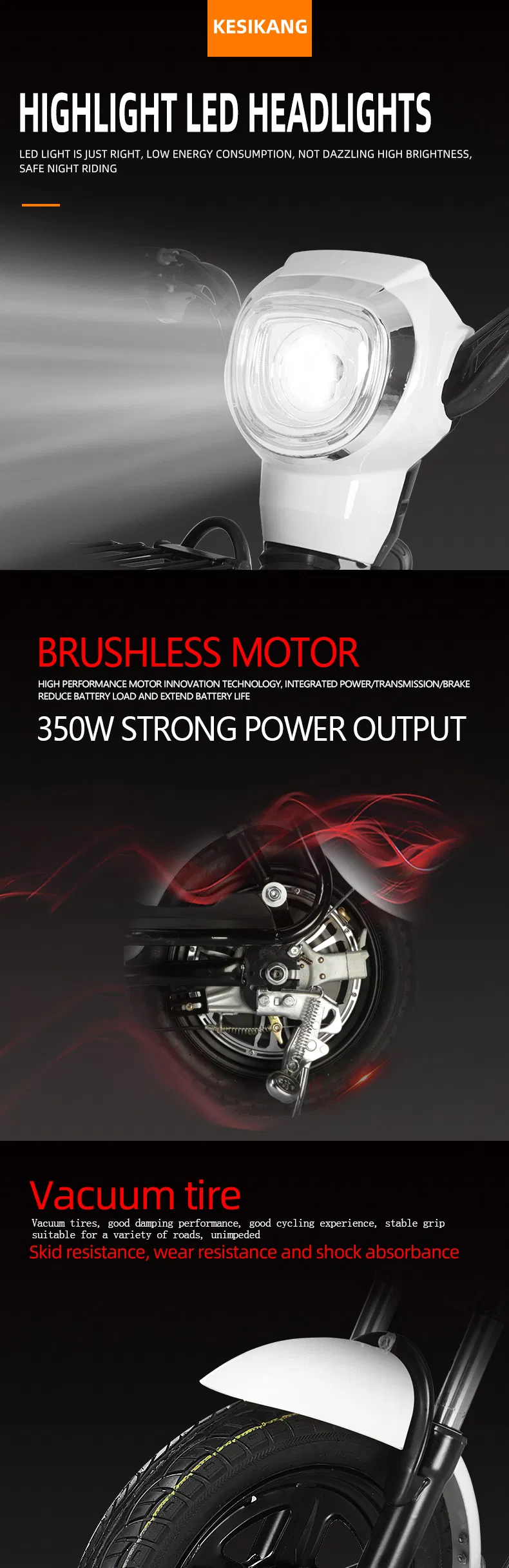 China Electric Handicapped Scooter &nbsp;Brushless Motor Ebike Controller 36V &nbsp;30km/H Electric Mountain Bike