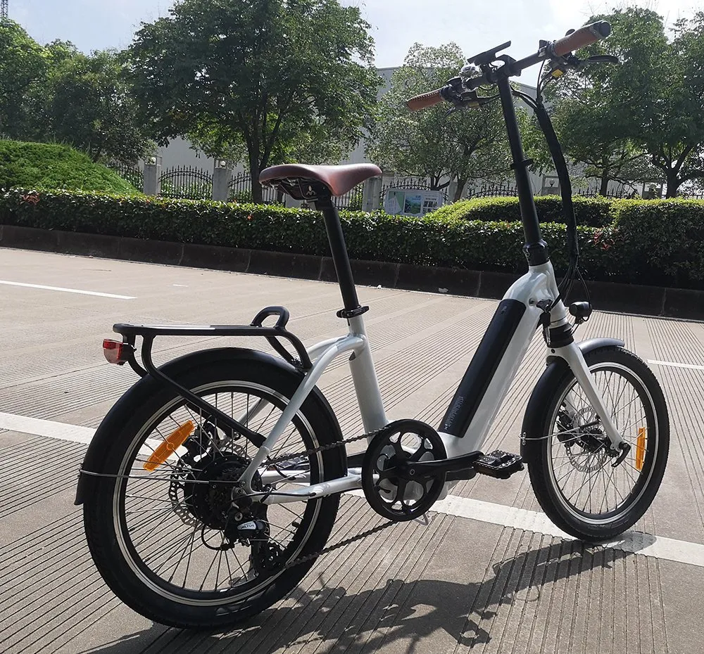 China Hijoebikes Offer 20inch Electric Folding Bikes in Cheap Price
