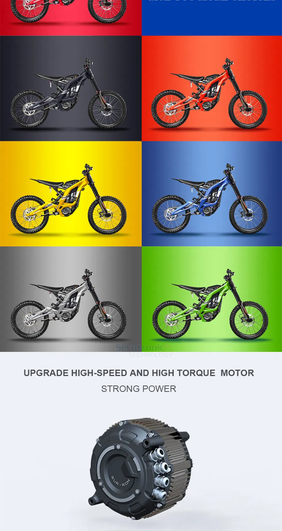 China Sur Ron Light Bee off-Road Dirt Bike Electric Motorcycle off Road 5400W Motor, E Bicycle for Sale Bicicleta
