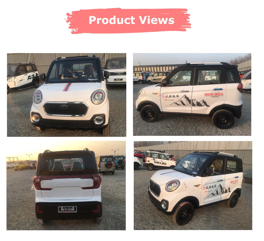 Clean Energy Electric Power Battery Four Wheels Car in Top Selling