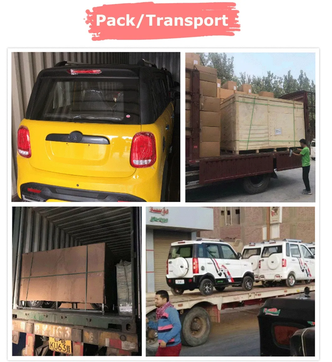 Clean Energy Electric Power Battery Four Wheels Car in Top Selling