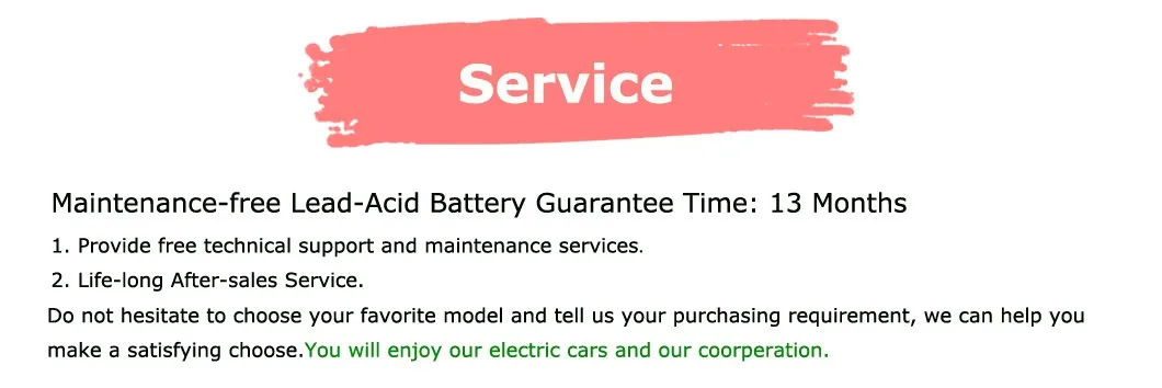 Clean Energy Electric Power Battery Four Wheels Car in Top Selling