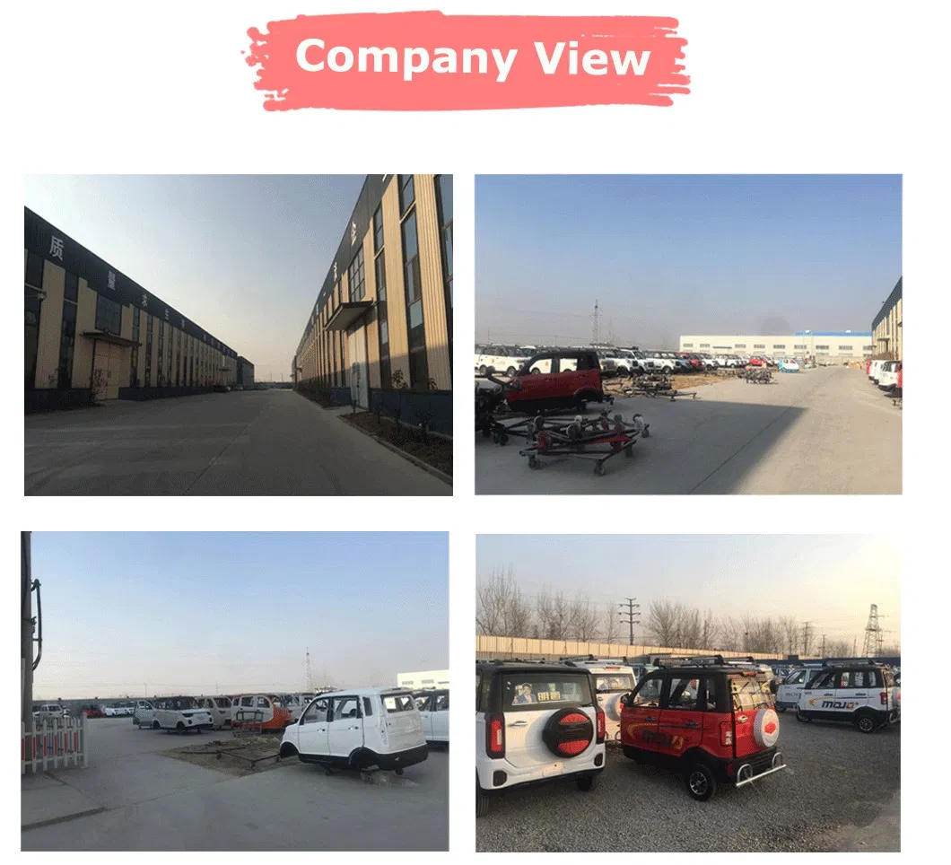 Clean Energy Electric Power Battery Four Wheels Car in Top Selling