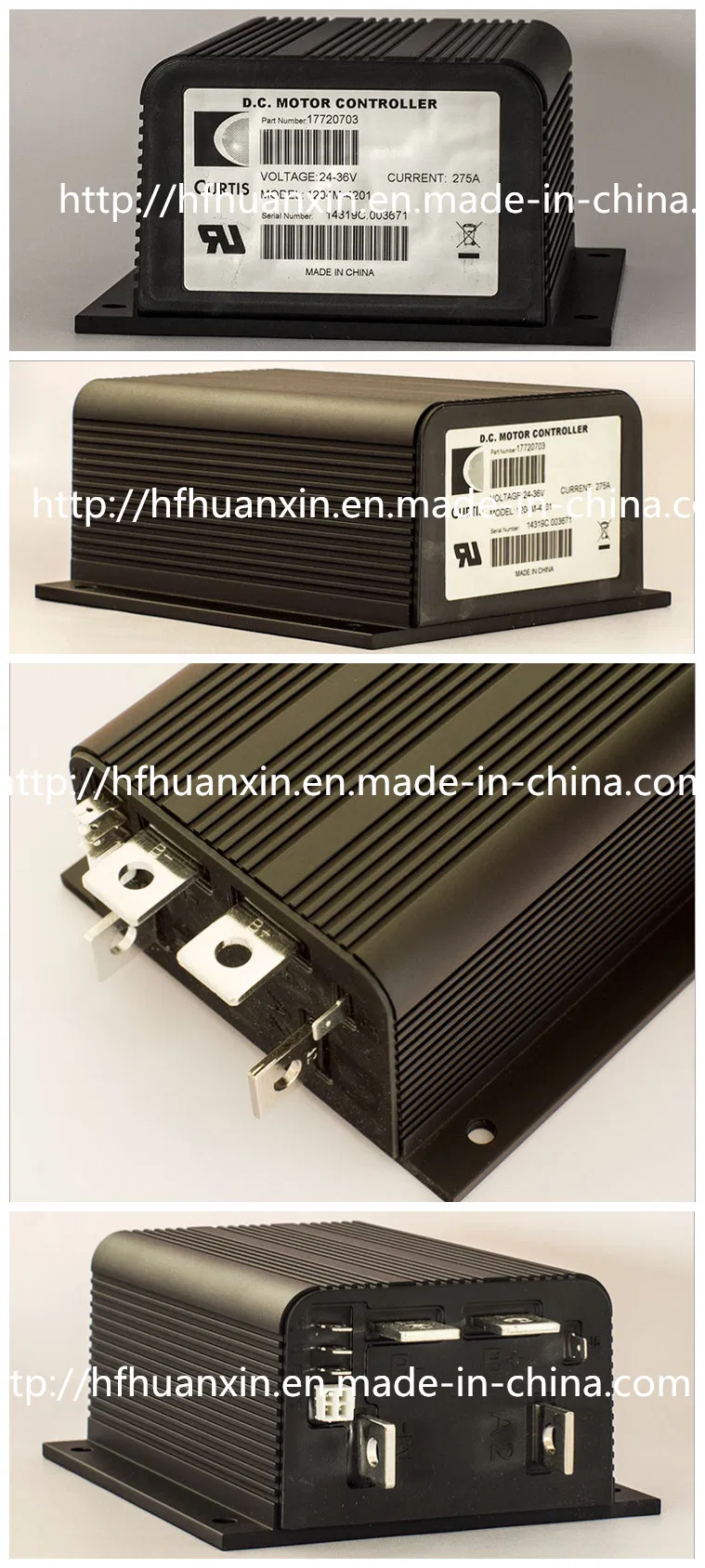 Curtis Controller 1204m-5203 36V 48V 275A High Quality for Electric Vehicles
