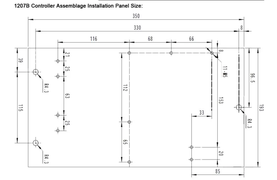 Curtis Programmable DC Motor Controller Assemblage 1207b-5101