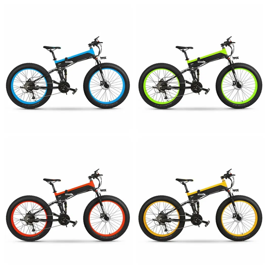 Dropshipping Cycle Fat Mountain Bikes Folding Ebike 350W Electric Bike Battery 48V