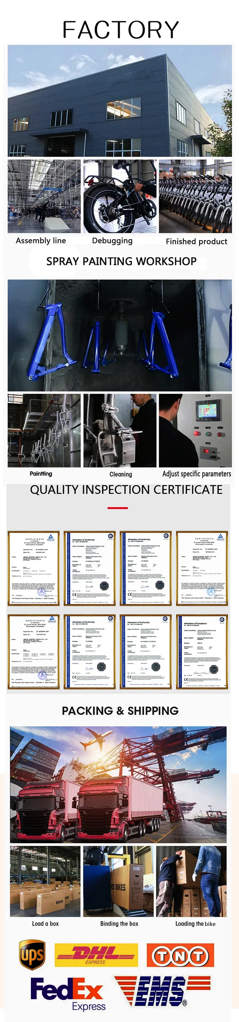 Economical Kenda 700*35c Shimano 7speed Rear Derailluer 48V500W Dapu Rear Brushless Motor 48V12.8ah Lithium Panosonic Battery