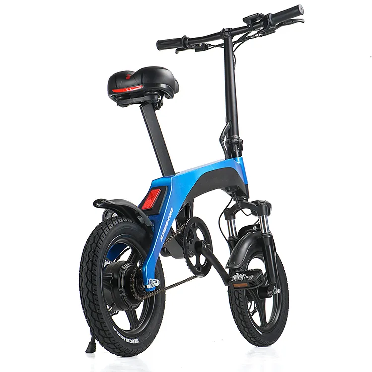 Ecorider E6-4 Electric Folding Bike 350W off Road Bicycle Mini Pocket Bike Travel Bike