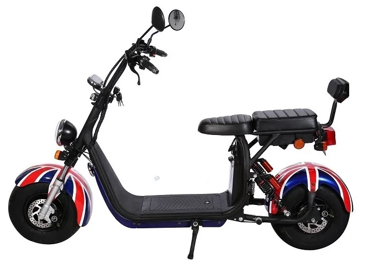 EEC Electric Citycoco Dh0502 The Most Popular Fat Tire Two Wheel Halley Scooter