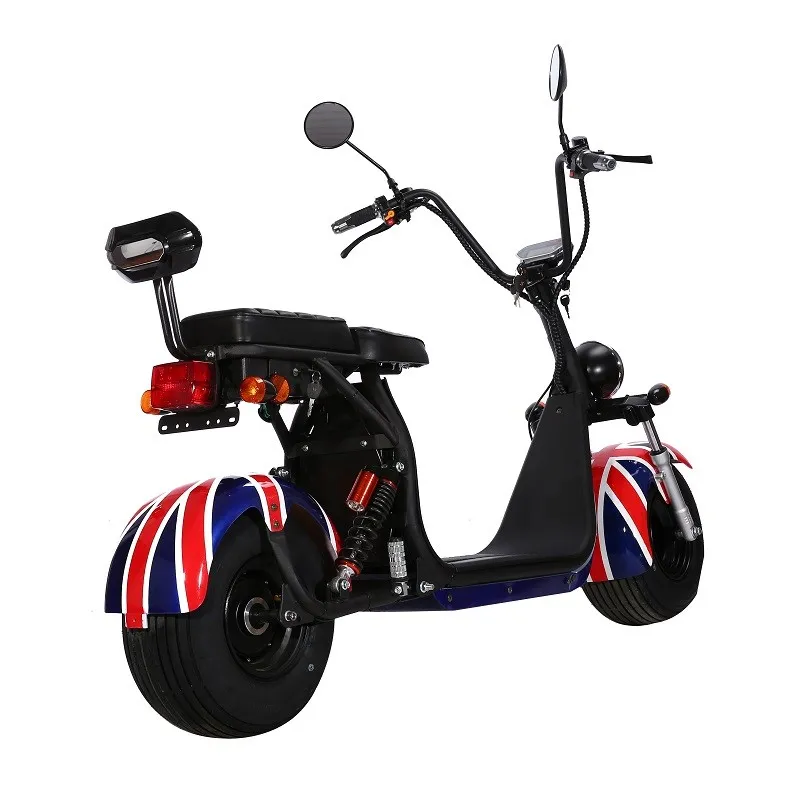 EEC Electric Citycoco Dh0502 The Most Popular Fat Tire Two Wheel Halley Scooter