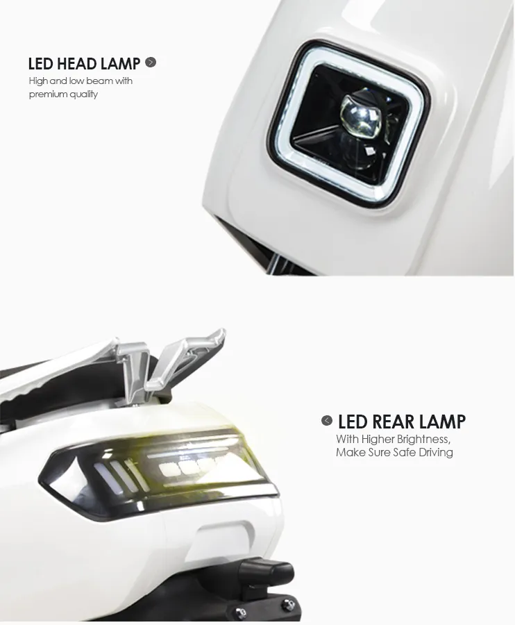 Electric Motorcycle with Brand Motor and Lithium Battery