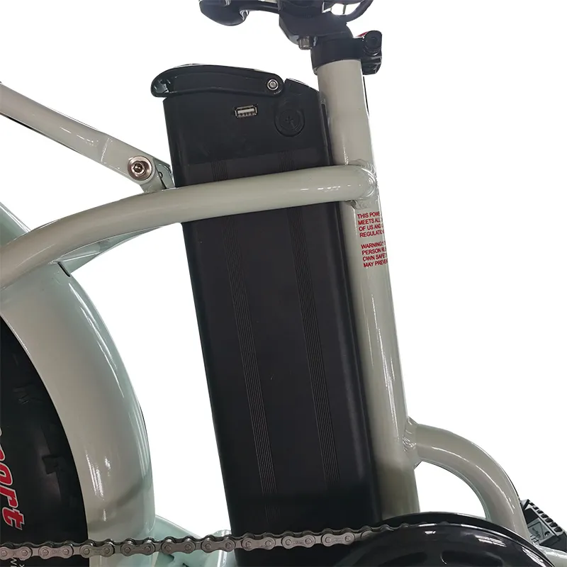 Fat Tire Folding Snow Cruise 20 Inch Ebikes Electric Bicycle with Suspension