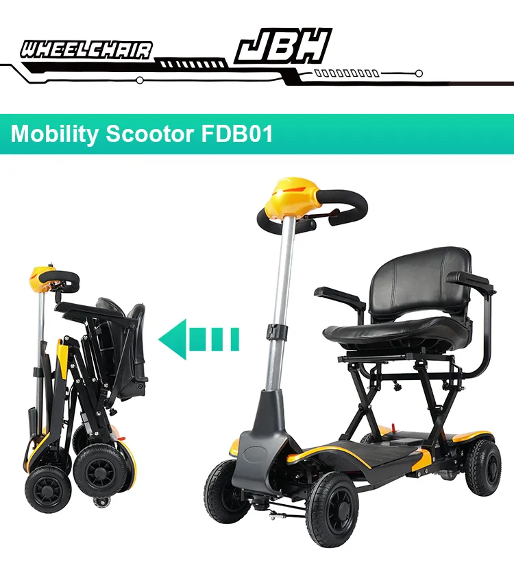 Four Wheel Automatic Electric Mobility Scooter with 2019 New Design